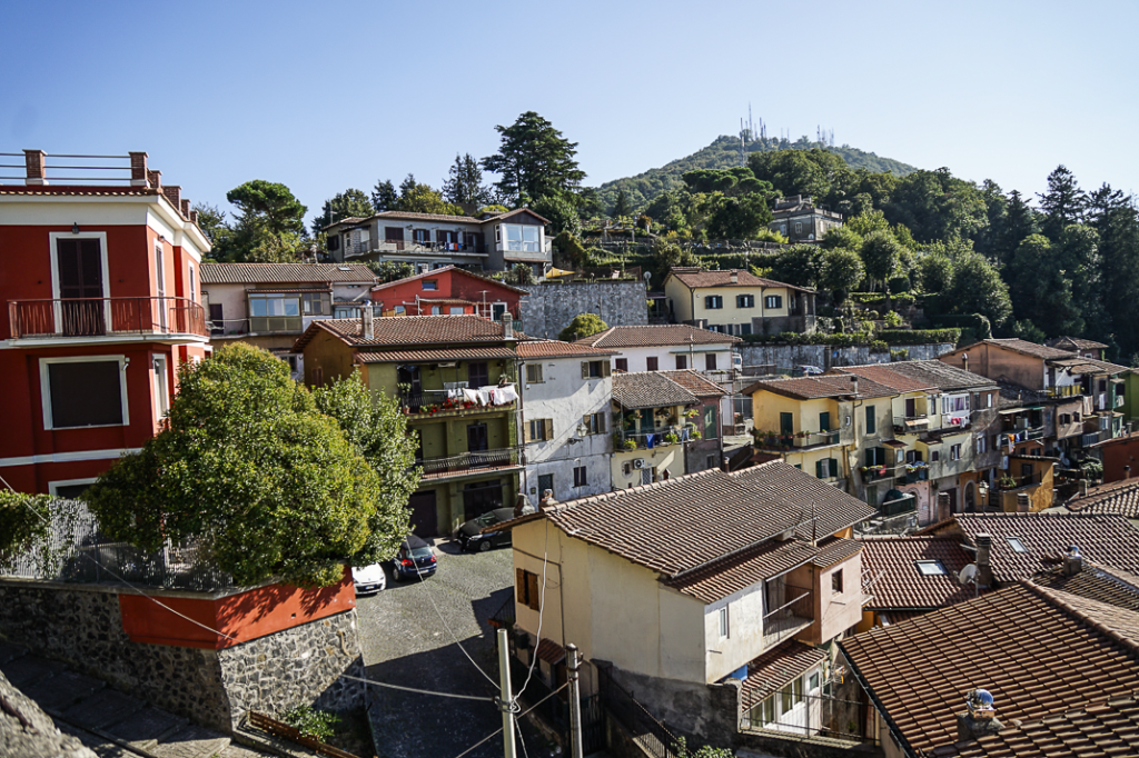 Il centro abitato di Rocca di Papa