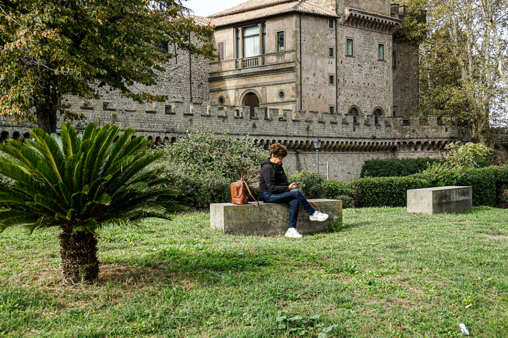 Grottaferrata, le mura dell'Abbazia di San Nilo
