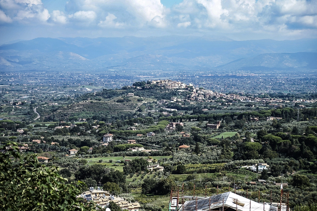 Panorama laziale con vista degli altri paesi